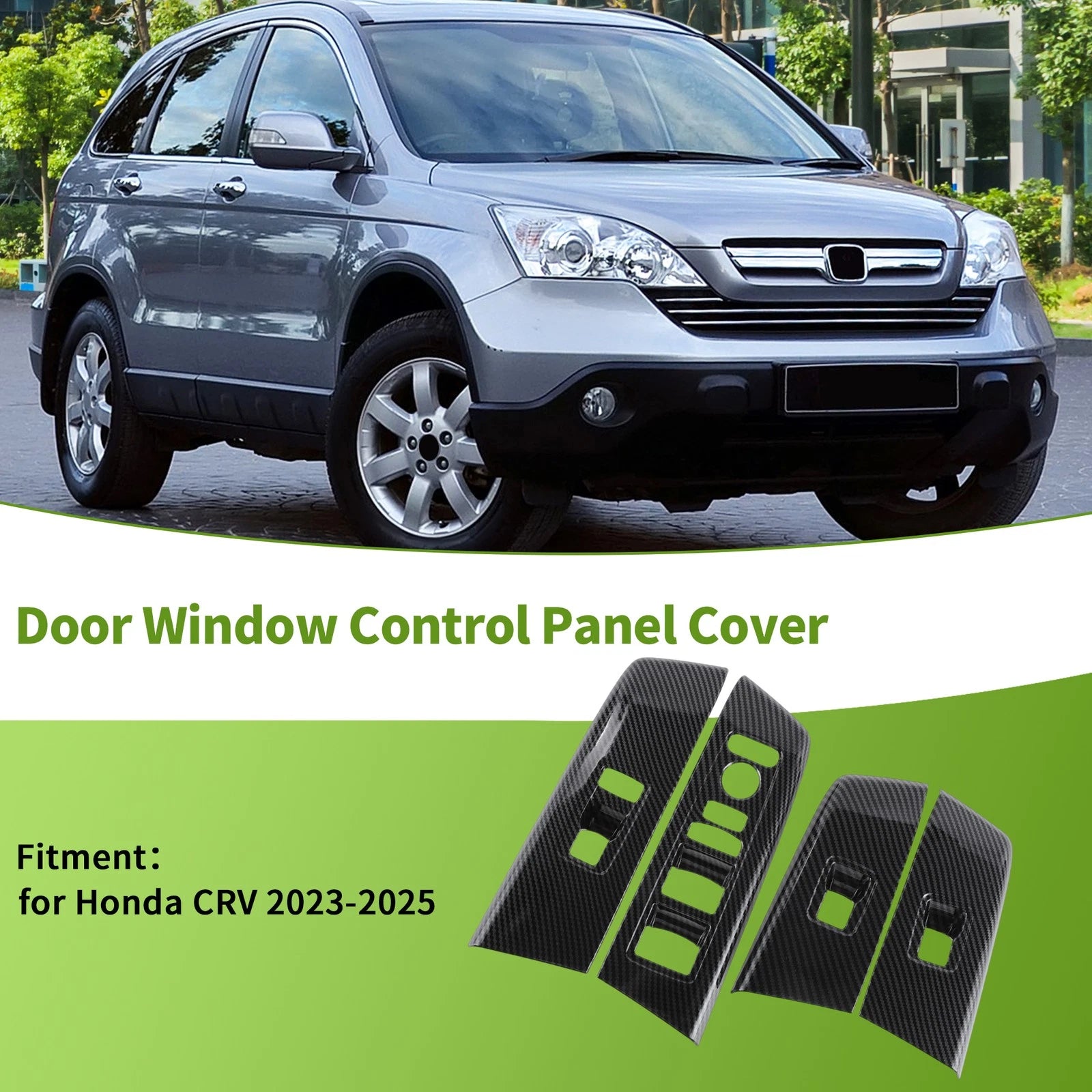 4 Pcs Window Switch Bezel Cover for Honda CRV 2023–2025