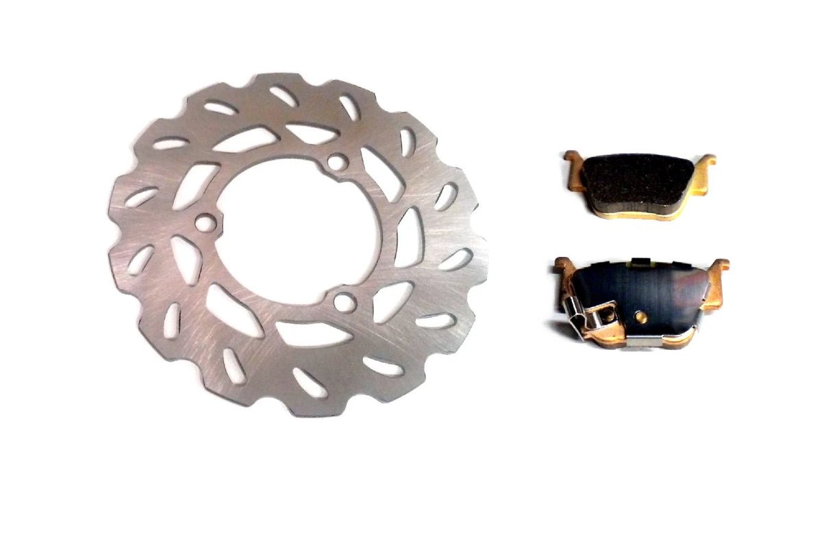 Rear Brake Rotor & Pads for Honda TRX450R TRX450ER (2004–2014)