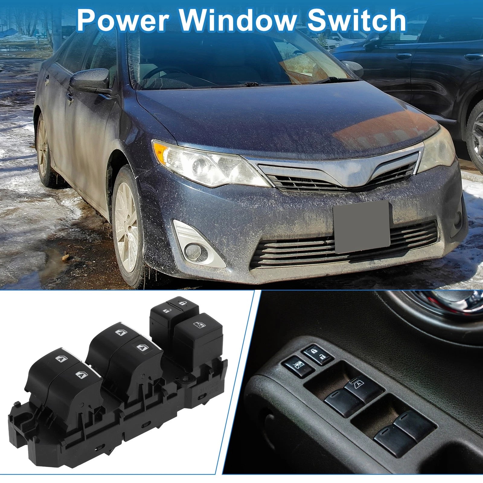 Front Right Power Window Switch for Toyota Alphard Vellfire GGH30W (2015–2018)
