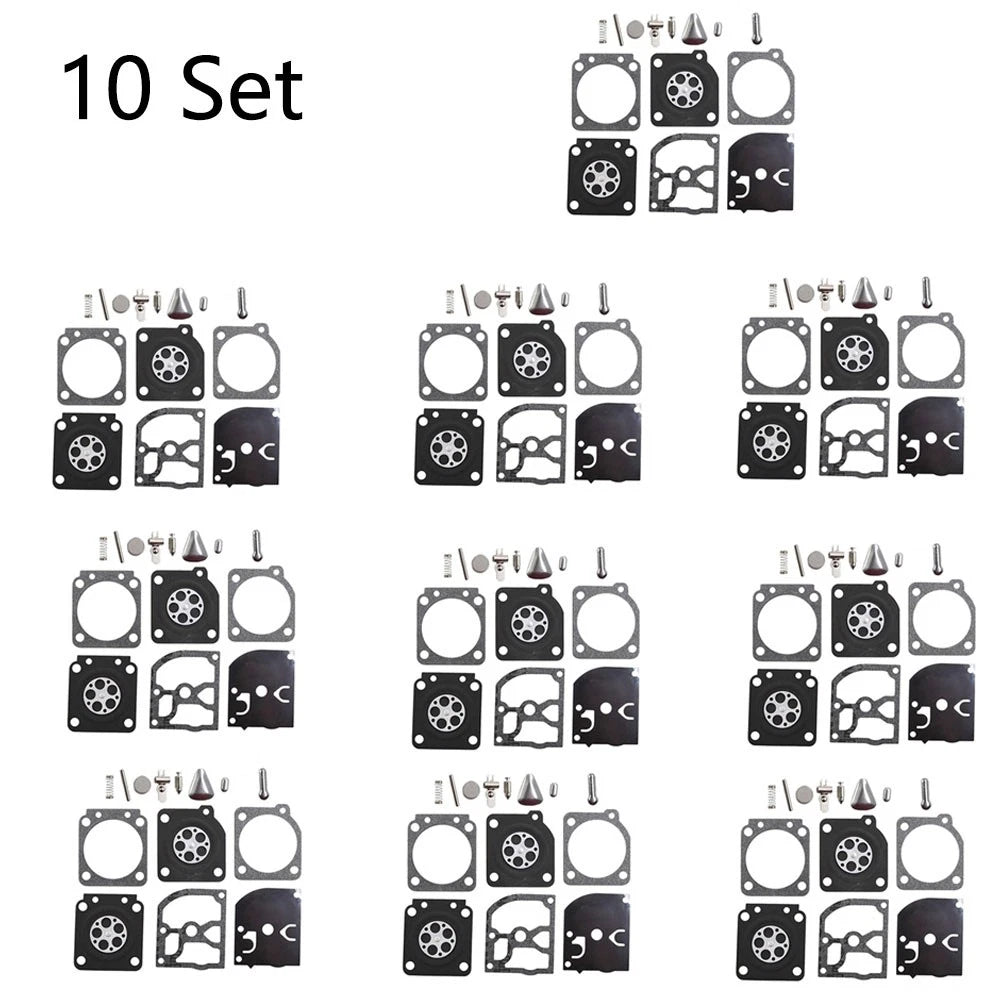 Set of 10 Carburetor Gasket Repair Kit for Stihl 020 020T MS191 MS192T Zama RB-69