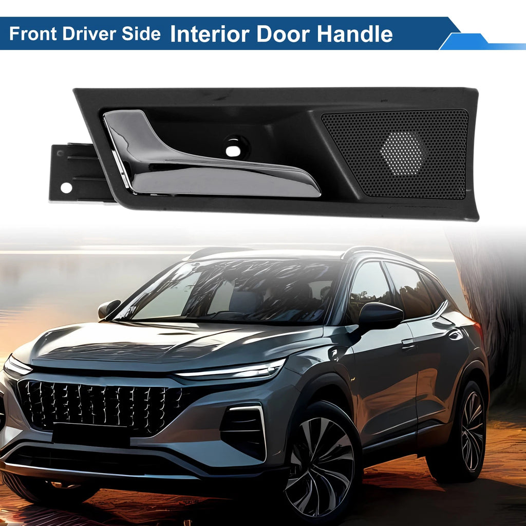 Front Passenger Side Interior Door Handle for Roewe 350 (2012–2015) Black Chrome