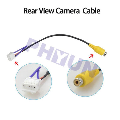 4PIN Rear View Backup Camera Cable Adapter RCA for Car Android Stereo (2010–2023)