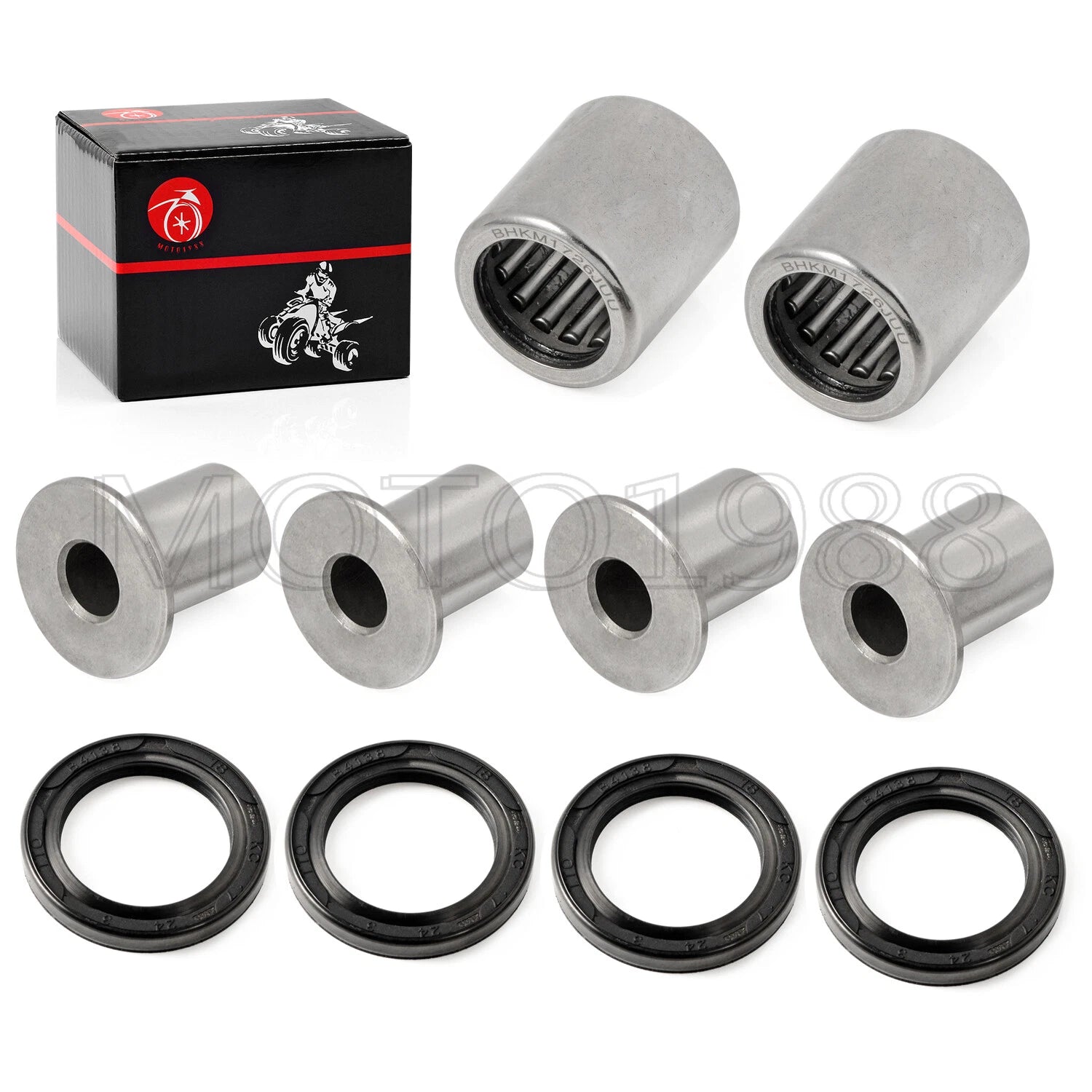 Front Upper A Arm Bushings Bearing Seal for Suzuki Z400 LTZ400 (2003–2008)
