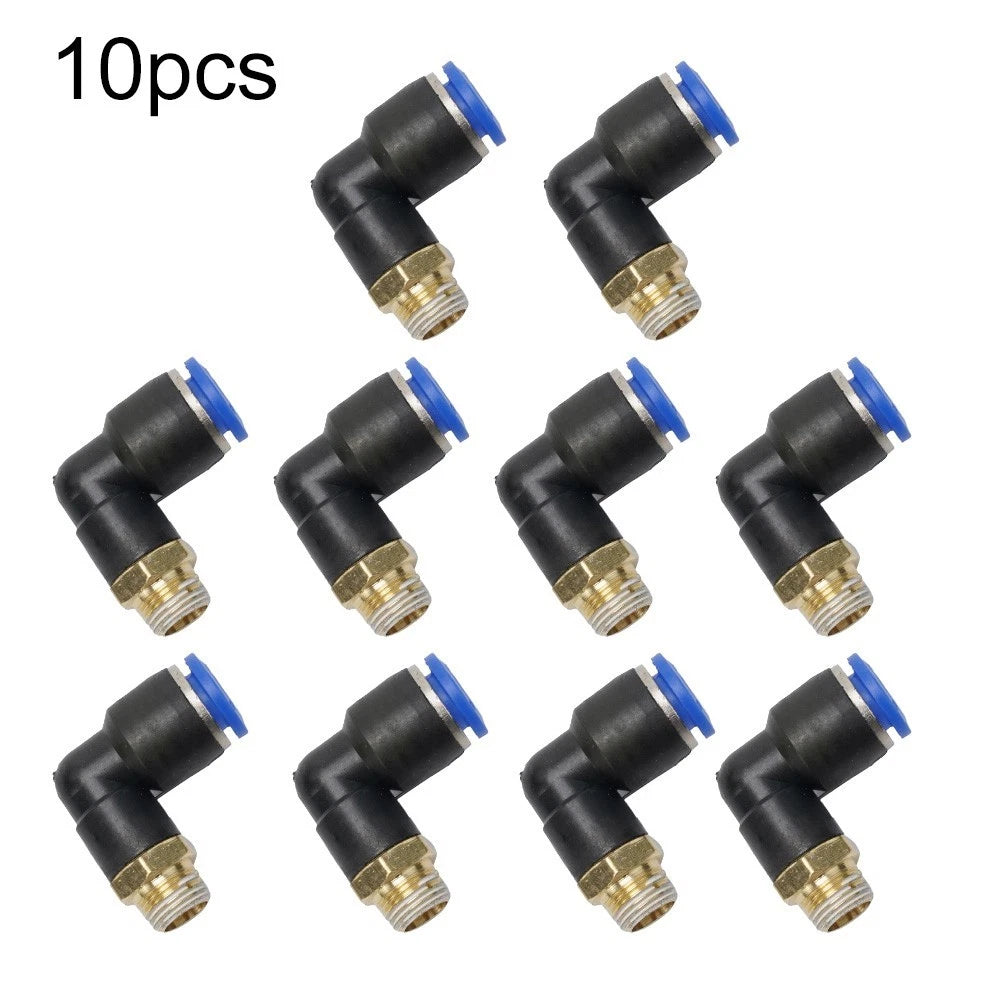 10pcs Elbow Fitting for For-Coats Tire Changer Machine Connector 9.5mm