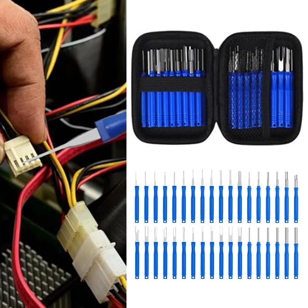 36 Piece Terminal Removal Tool Set for Electrical Wiring Repair (Universal)
