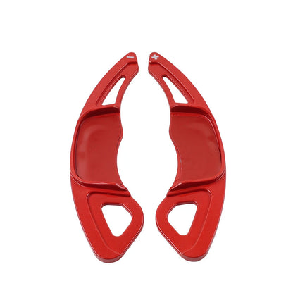 Red Steering Wheel Paddle Shifter Extension For VW Golf 7 Polo Jetta Scirocco