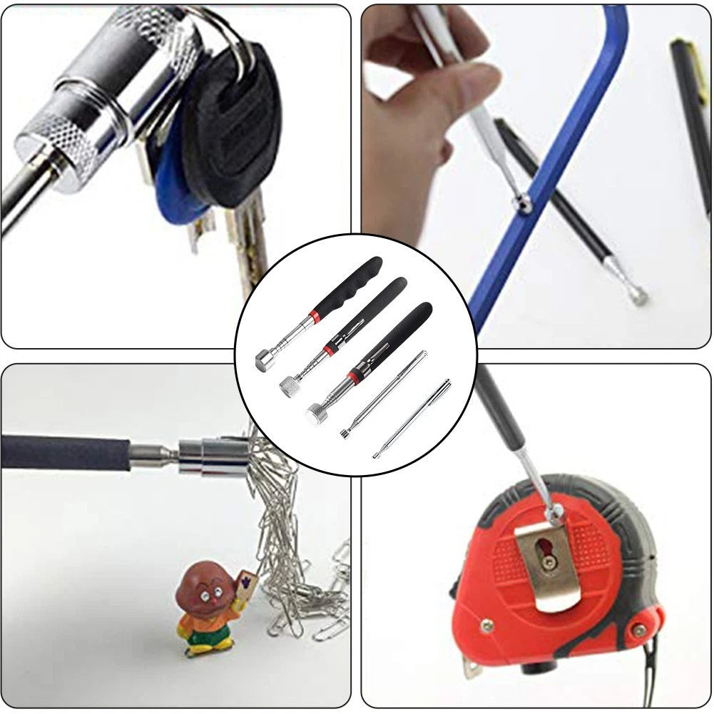 5-Piece Telescopic Collector Tool Set with Magnetic Function