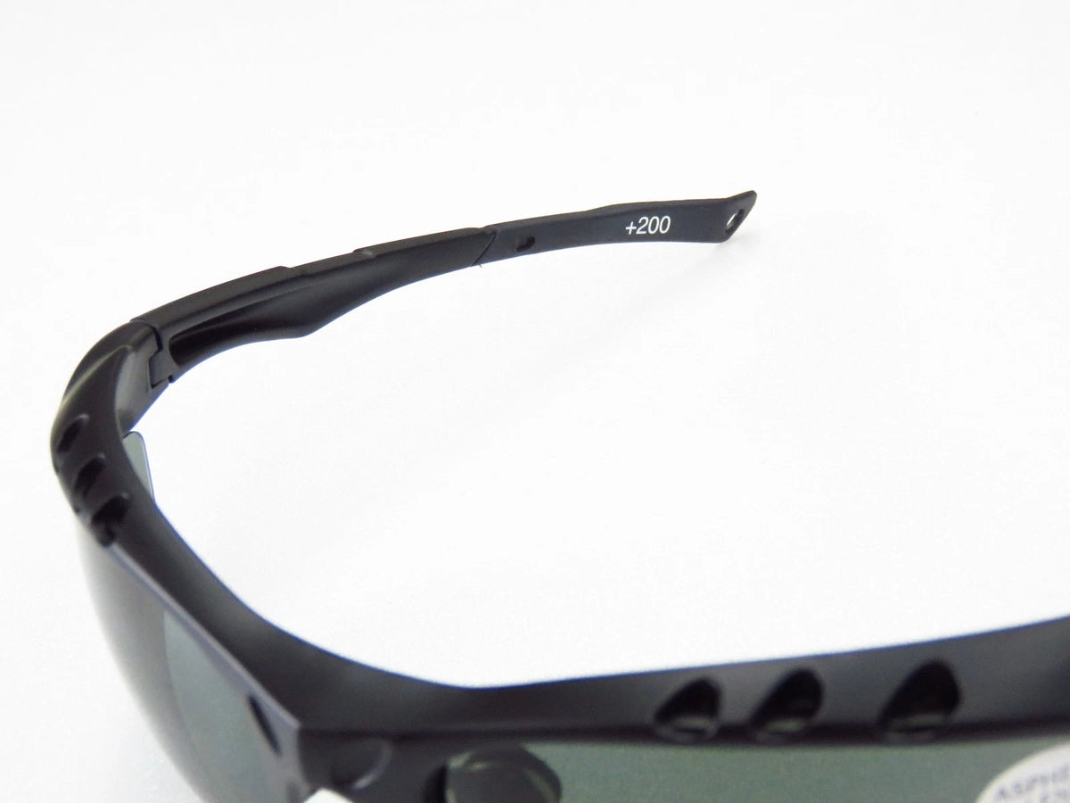 Polarized Bifocal Sunglasses with TR90 Frame +2.0 Magnification