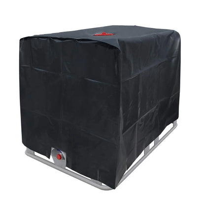 Rain Cover for IBC Tank Container 1000 Liters - Black