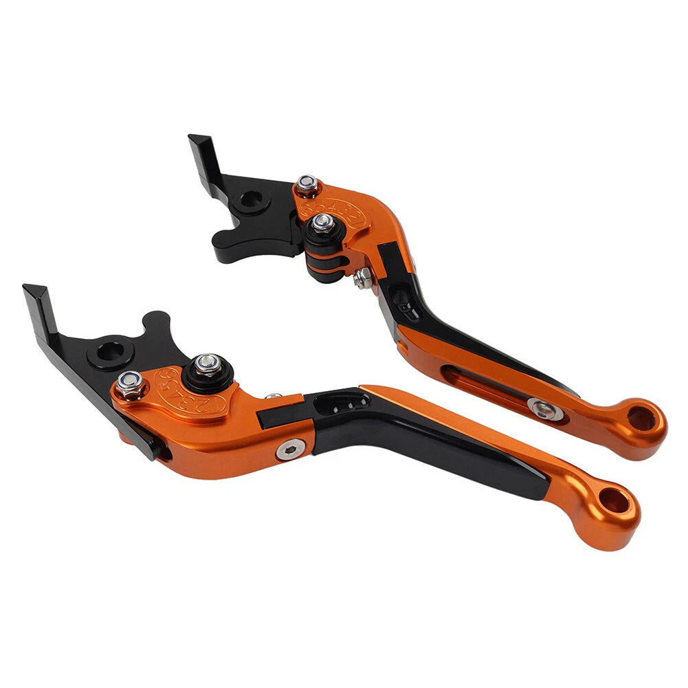 Extendable Brake Clutch Levers for Daytona 675 (2013–2017) - Orange