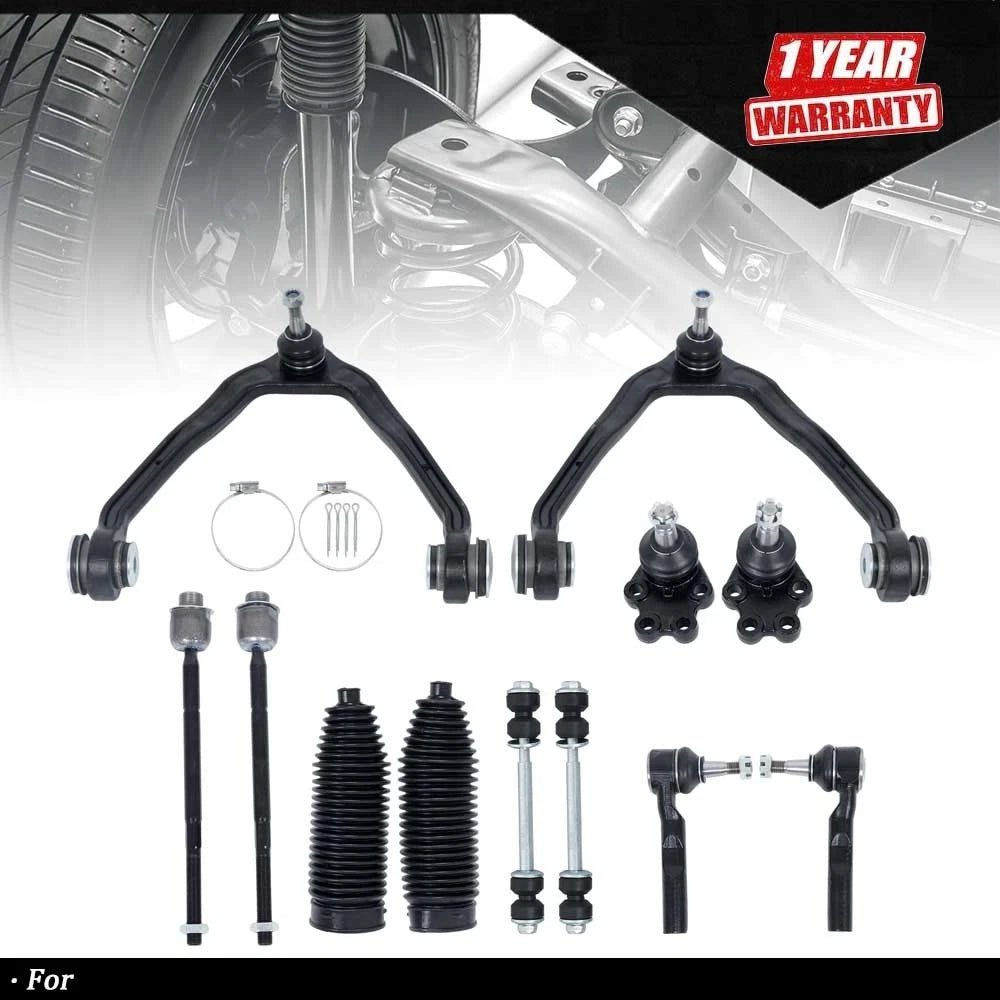 Front Upper Control Arm Tie Rod Sway Bar for Chevy Silverado GMC Sierra 1500 (2007–2018)