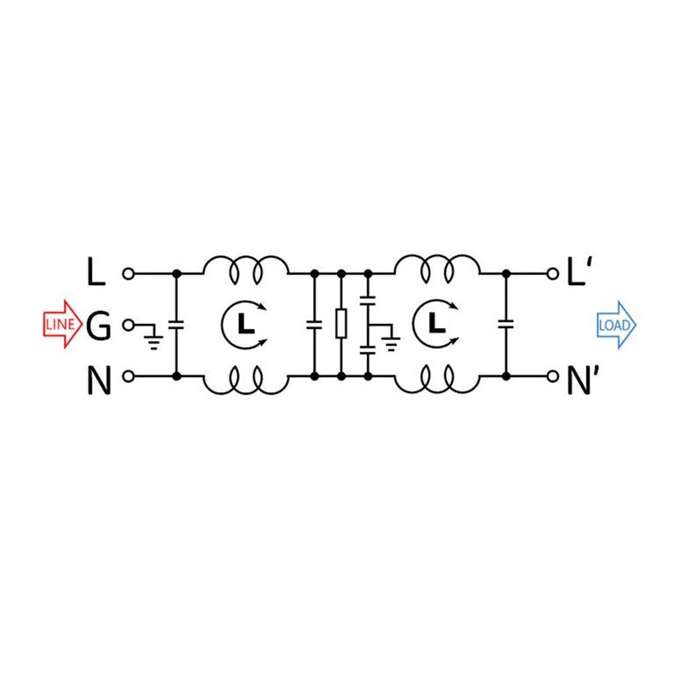 Interference Suppression Power Supply Filter for Household Appliances