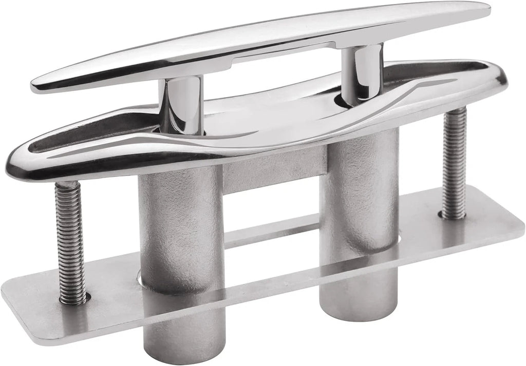 8" Pull Up Deck Cleat for Marine (316 Stainless Steel)