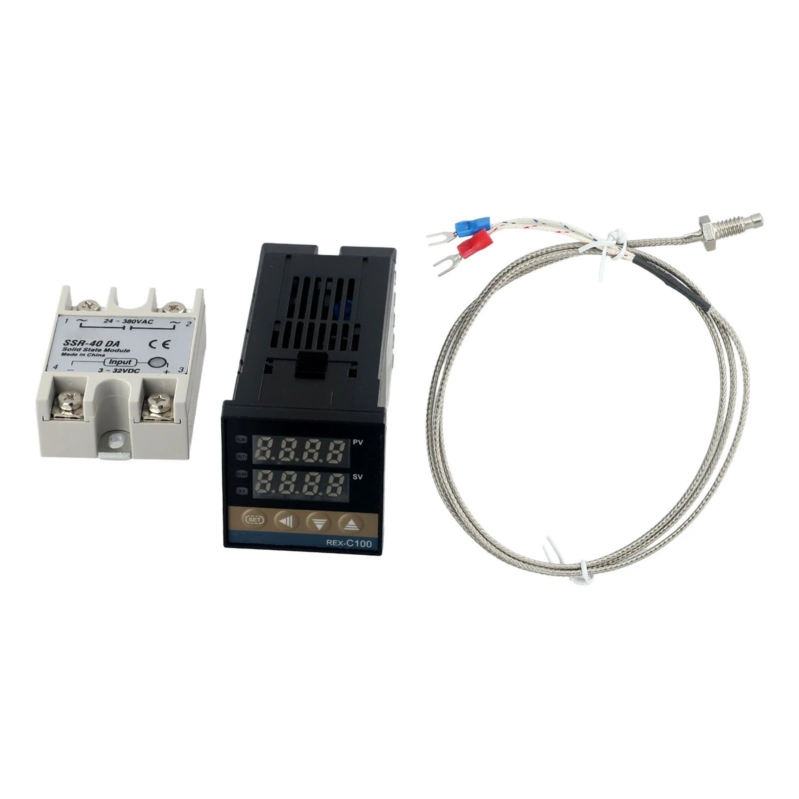 Intelligent Temperature Controller with Thermocouple for REX C100