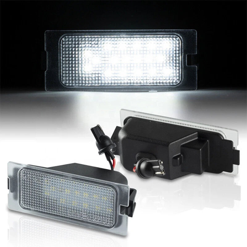 White LED License Plate Lights for Ford Edge (2007–2014), Escape (2008–2012), Mariner (2008–2012)