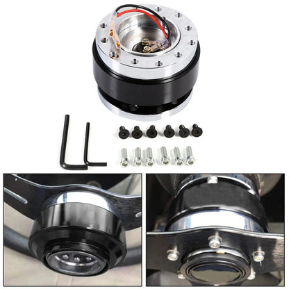 Quick Release Steering Wheel Hub Adapter for Universal Vehicles
