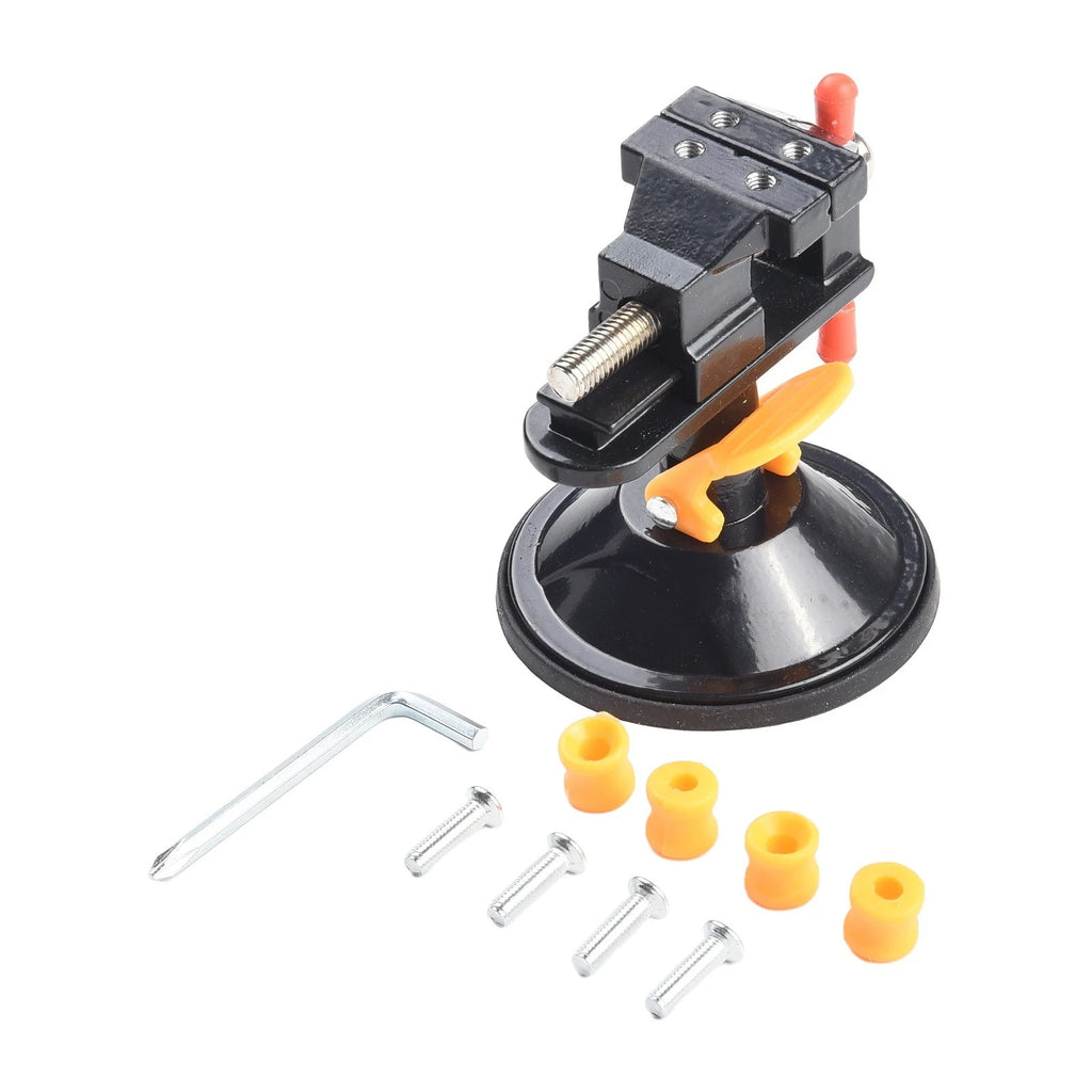 Suction Cup Vice 30mm Clamping Range for Stability (Black)