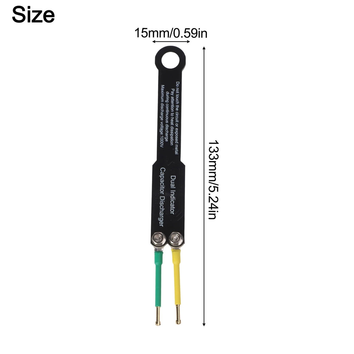 Capacitor Discharge Pen with LED Indicators for Maintenance