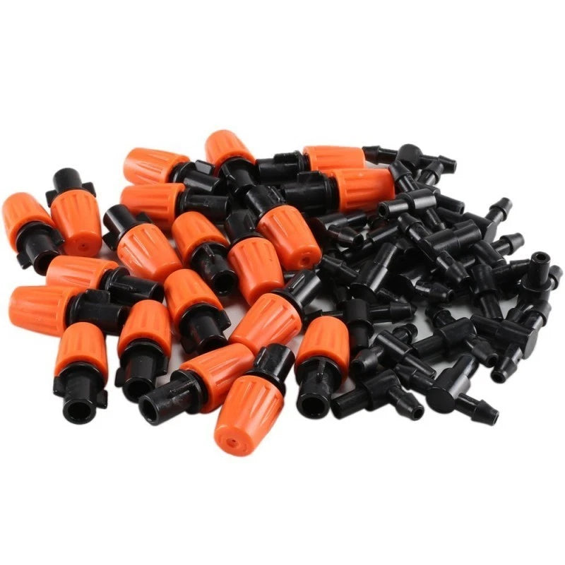 Set of 25 Automatic Watering Misting Nozzles for Irrigation Drippers