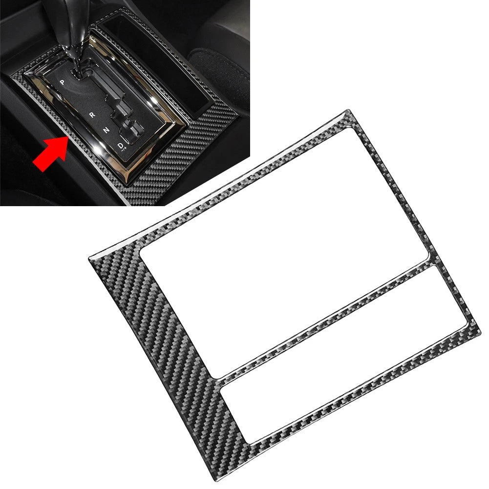 Black Gear Shift Panel Frame Cover Trim for Chrysler 300 300C (2005–2007)