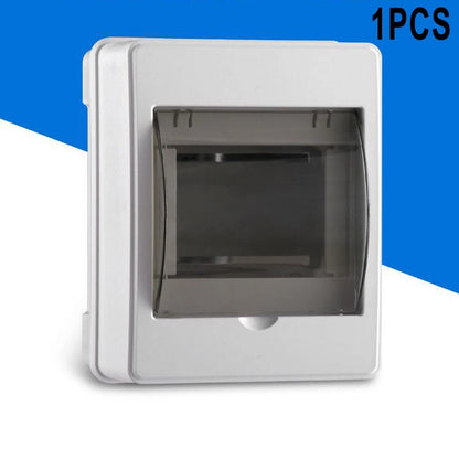 Indoor Distribution Box for Circuit Breakers (2-4 Circuits) Transparent Grey
