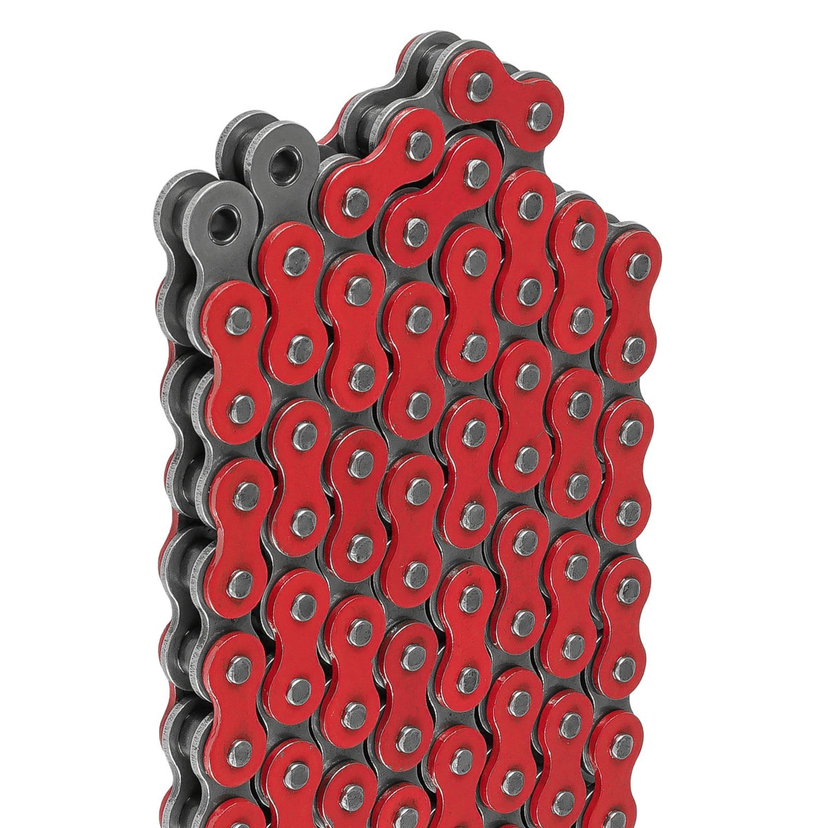 Drive Chain Red for ATV Motorcycle 530 Pitch 122 Links Non O-Ring (530-122)