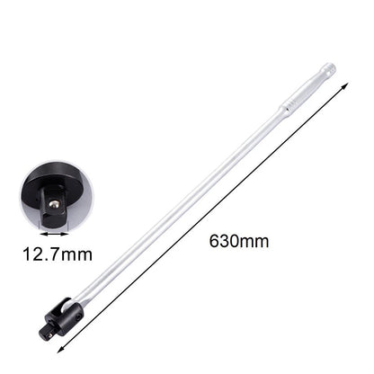 24 Inch Socket Wrench with 180 Degree Swivel Head for Auto and Home Repairs