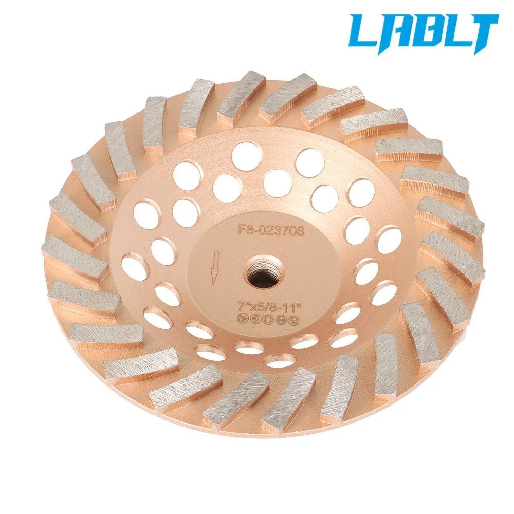 7" Diamond Segmented Grinding Wheels for Concrete & Masonry (LABLT)