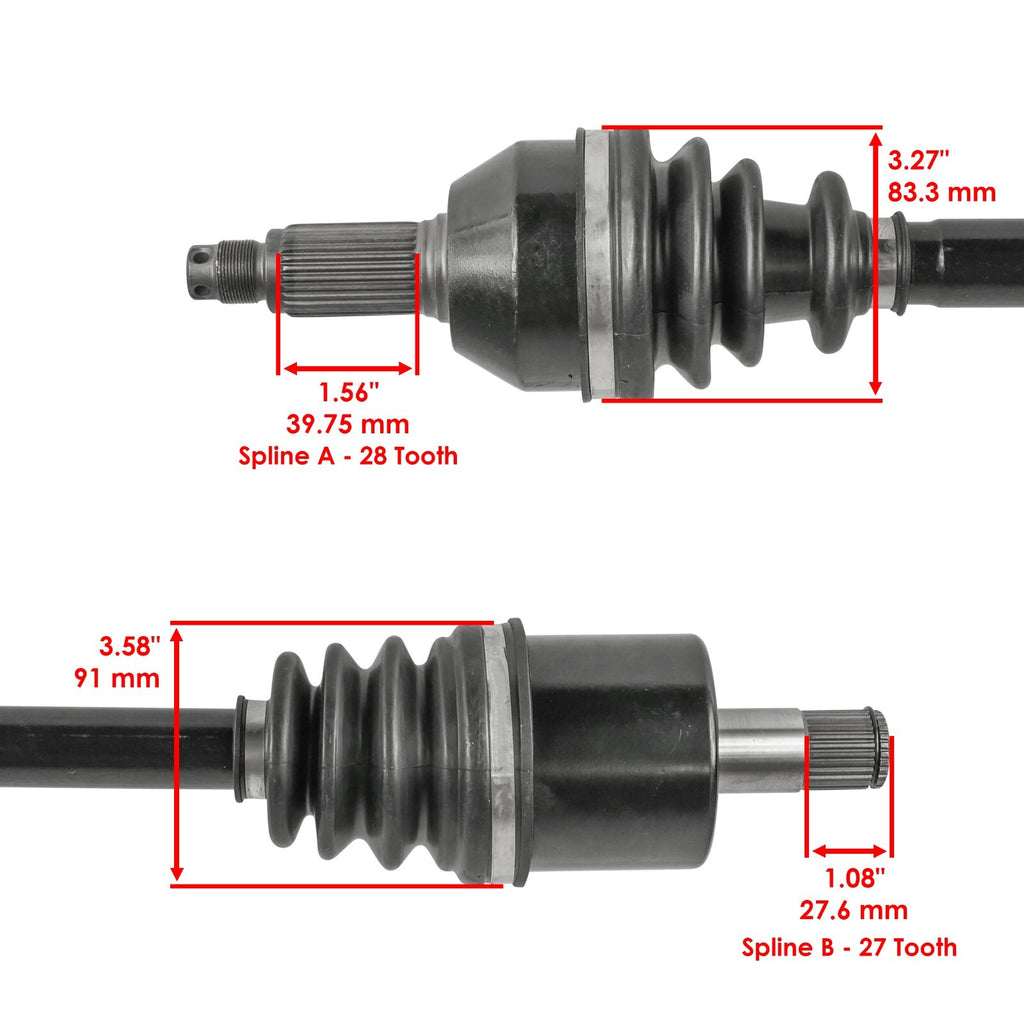 Rear Right CV Axle Replacement for Honda Pioneer 1000 (2017–2021)