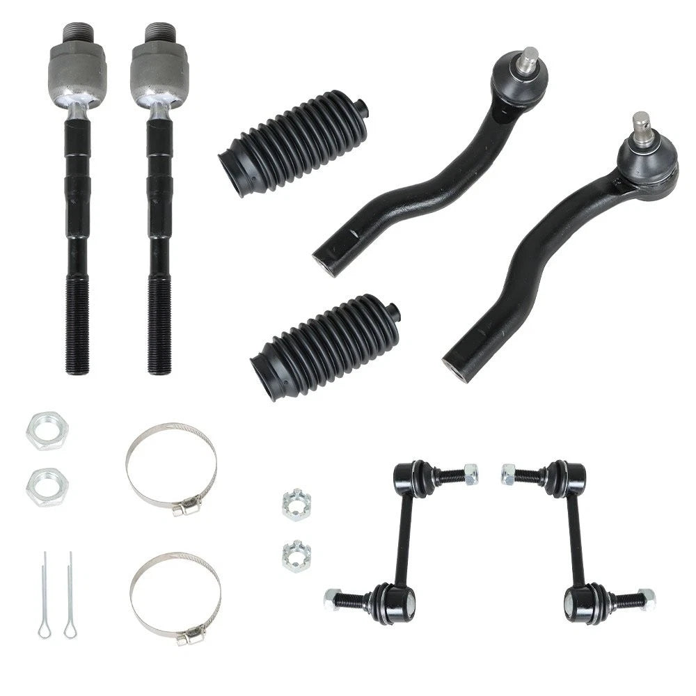 8pc Front Sway Bar Link Tie Rod Kit for Ford Edge, Lincoln MKX (2007–2014)