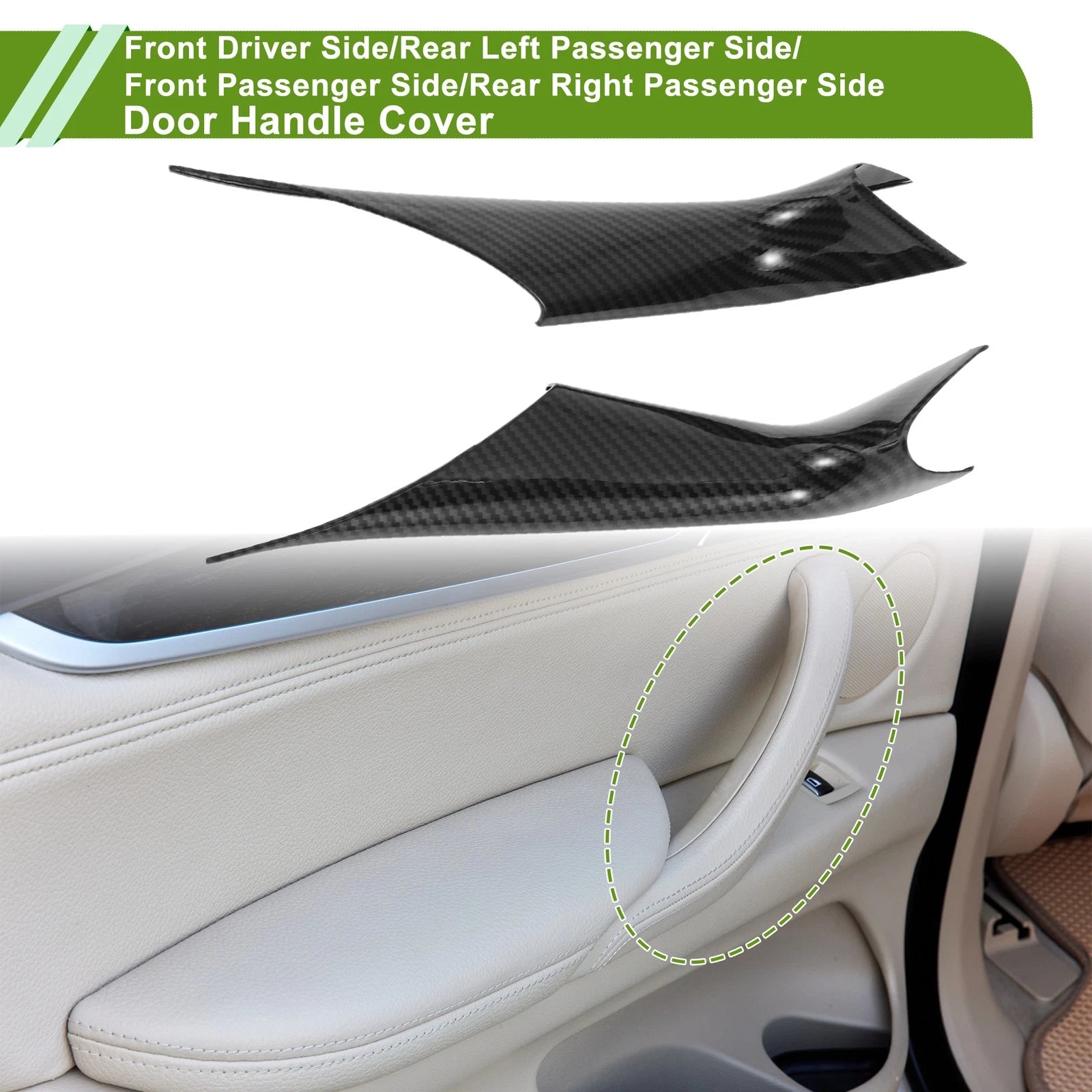 Door Panel Handle Pull Trim Cover OEM for BMW 5 Series (2017–2022)