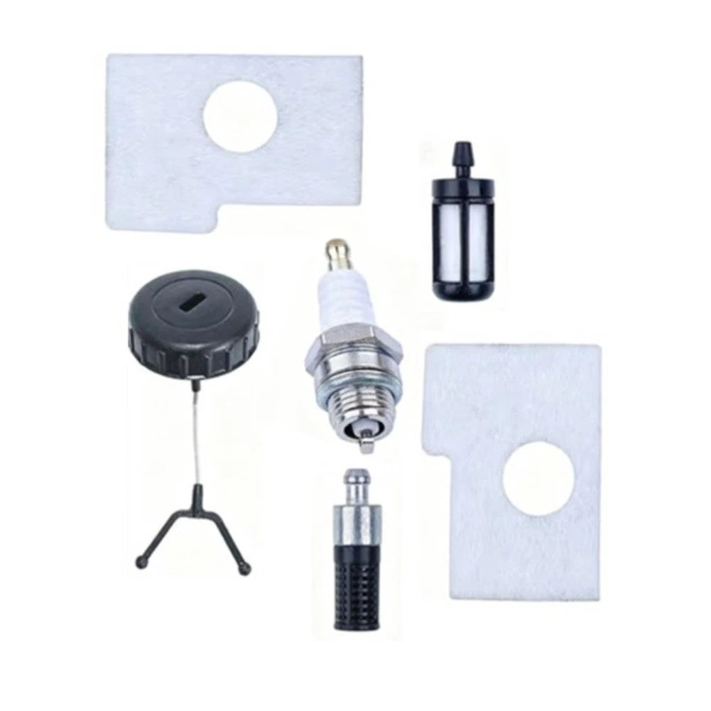 Chainsaw Filter Kit & Oil Pump Assembly for Heavy Duty Logging (Black Finish)