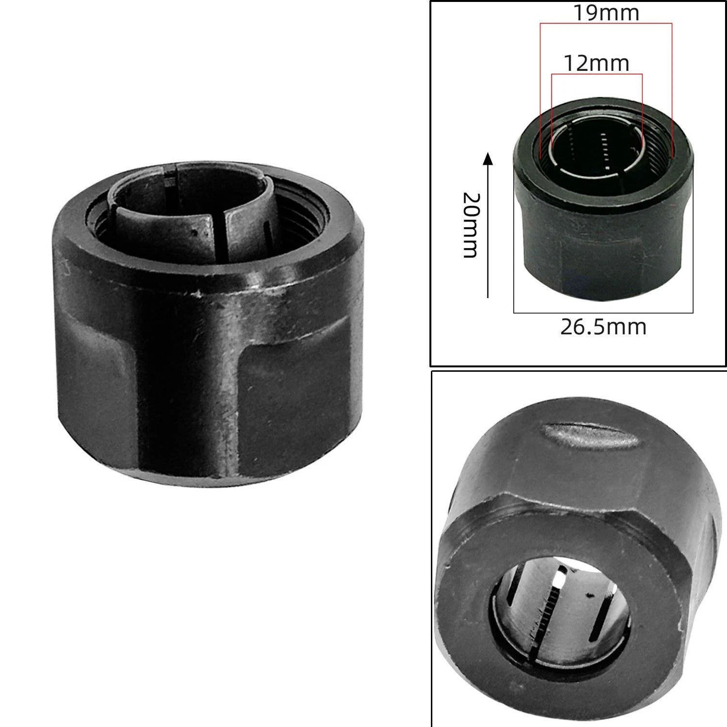 M20 Collet Chuck Adapter for Engraving Router Machine (Trimming Tools)