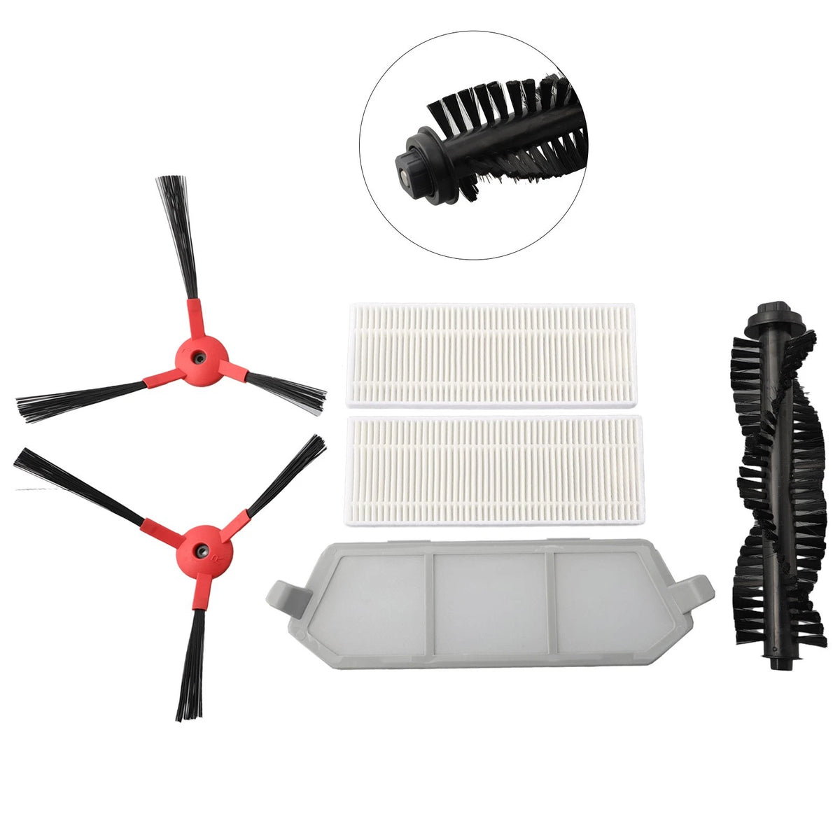 Roller Brush and Side Brush Filter for P10