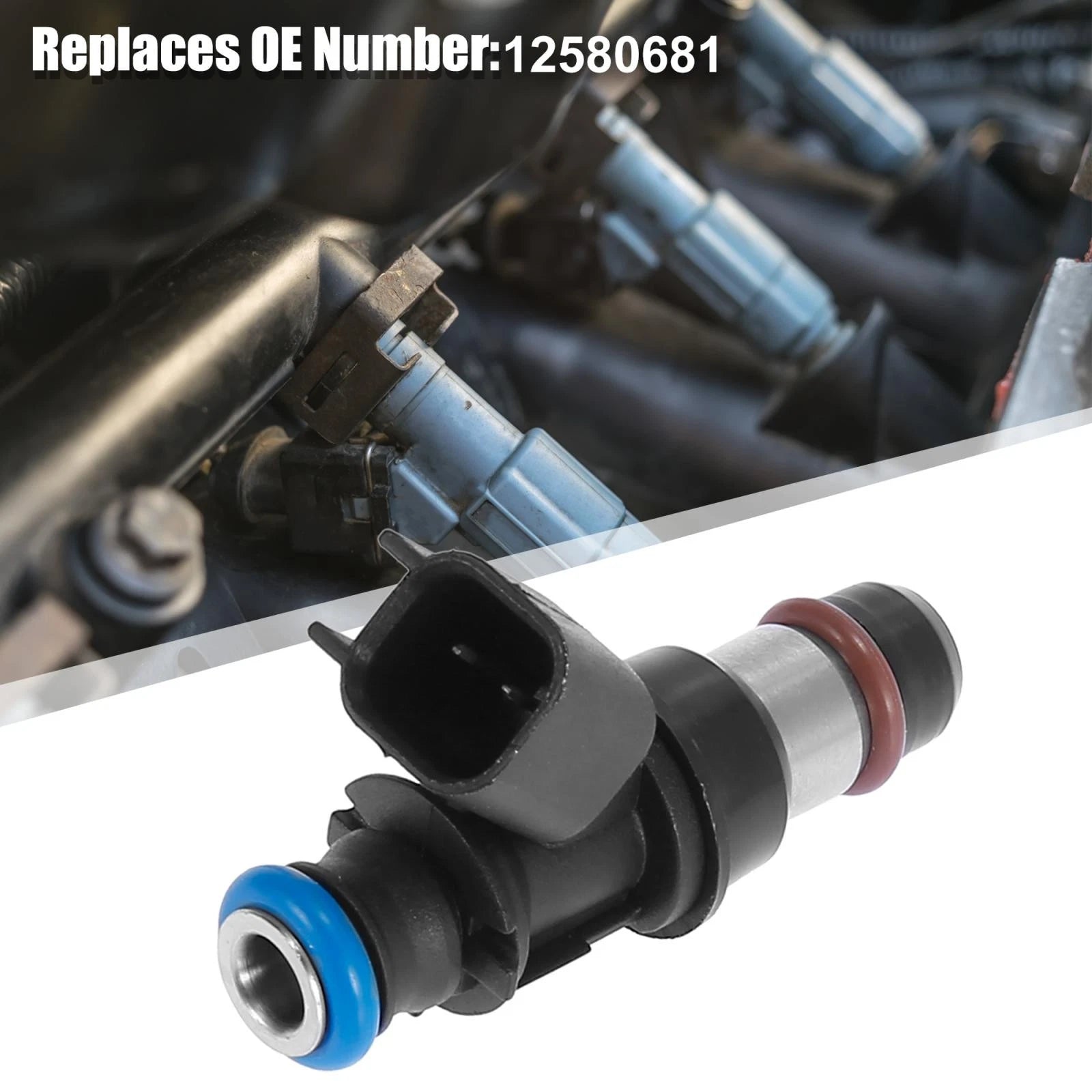 8pcs Fuel Injector Replacement for Chevrolet Silverado Sierra 5.3L (2007–2014)