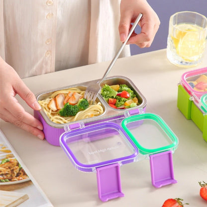 480ml Lunch Box for Automotive Use (304 Stainless Steel, Leakproof)