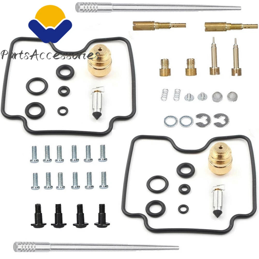 2 Sets Carburetor Repair Kit Air Screw for Yamaha V-Star 1100 (1999–2009)