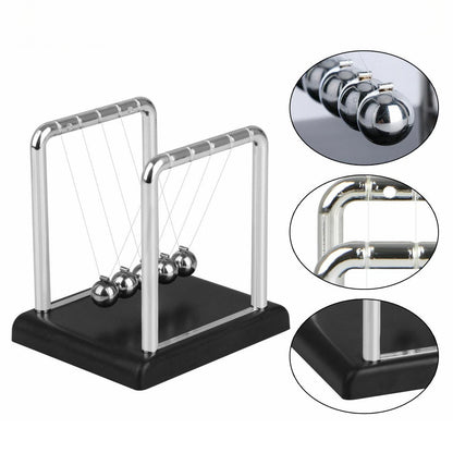 Newton's Cradle Metal Pendulum Balls for Desk Table Mini Size
