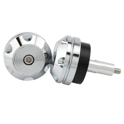 Silver Front Axle Caps Nut Covers for BMW RnineT (2017–2022)