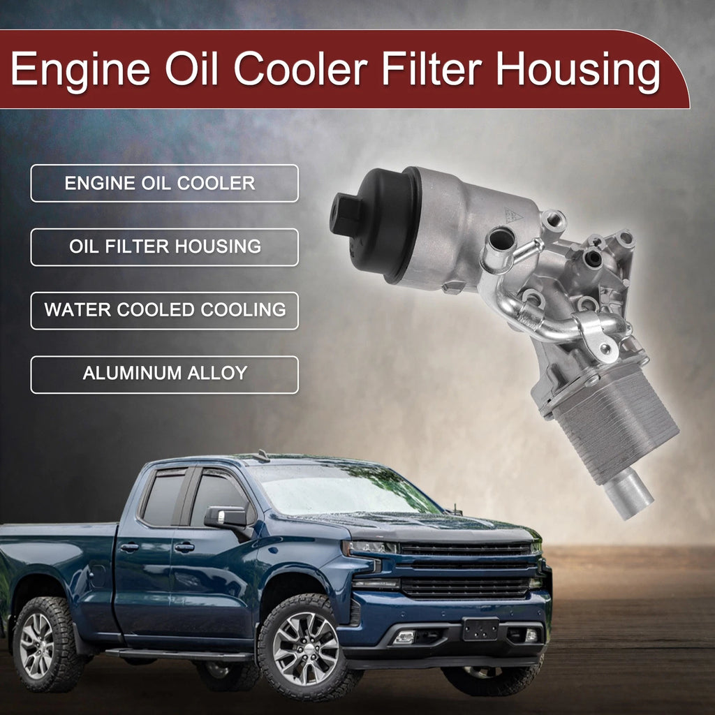 Engine Oil Cooler Filter Housing with Seals for Chevrolet Cruze (2011–2016)
