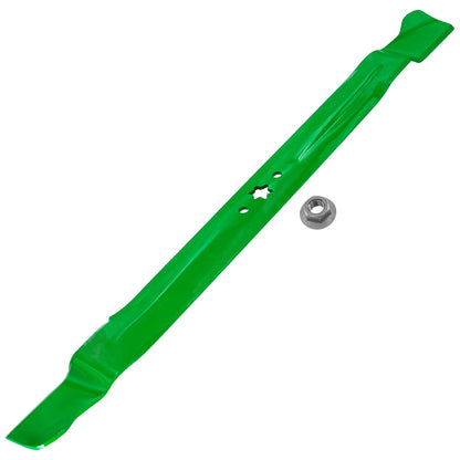 Deck Blade 30 Inch Replacement with Nut for Troy-Bilt TB30 TB30R (2000–2016)