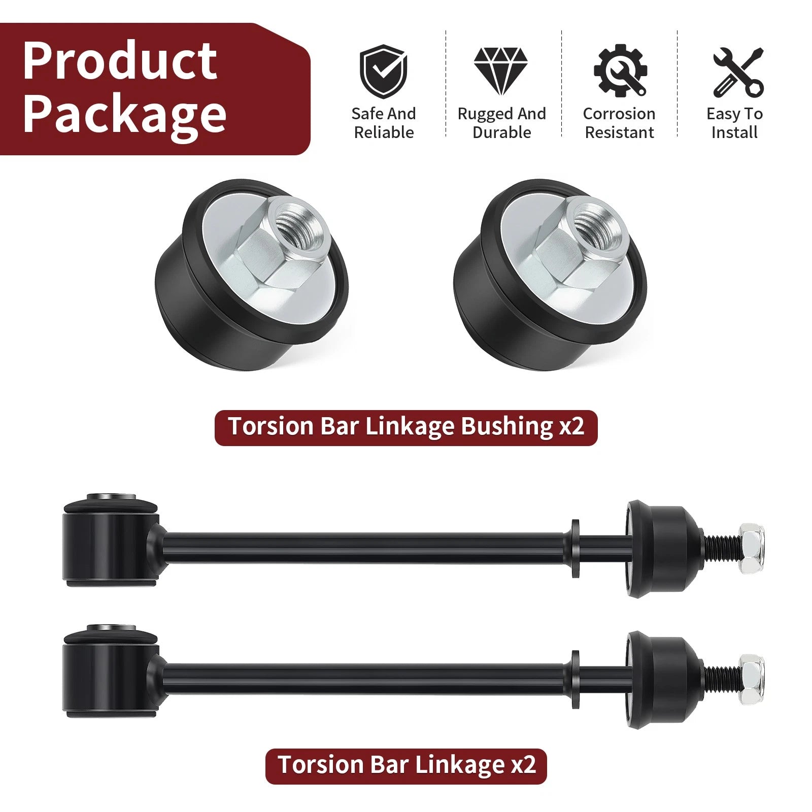 Torsion Bar Linkage Bushing for Polaris Ranger XP 1000 (2018–2025) 5140916 5416013
