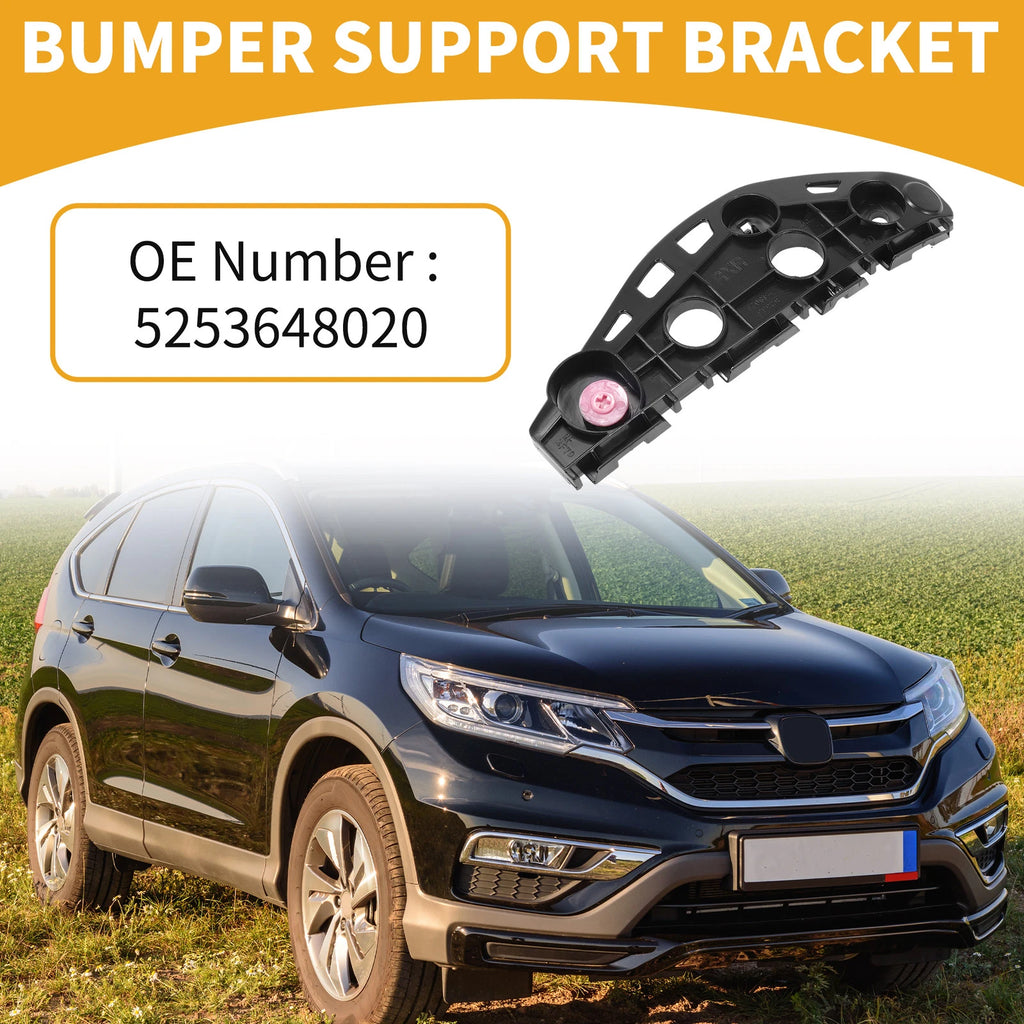 LH Front Bumper Support Bracket for Lexus RX350 (2013–2015) 1 Pc Black ABS