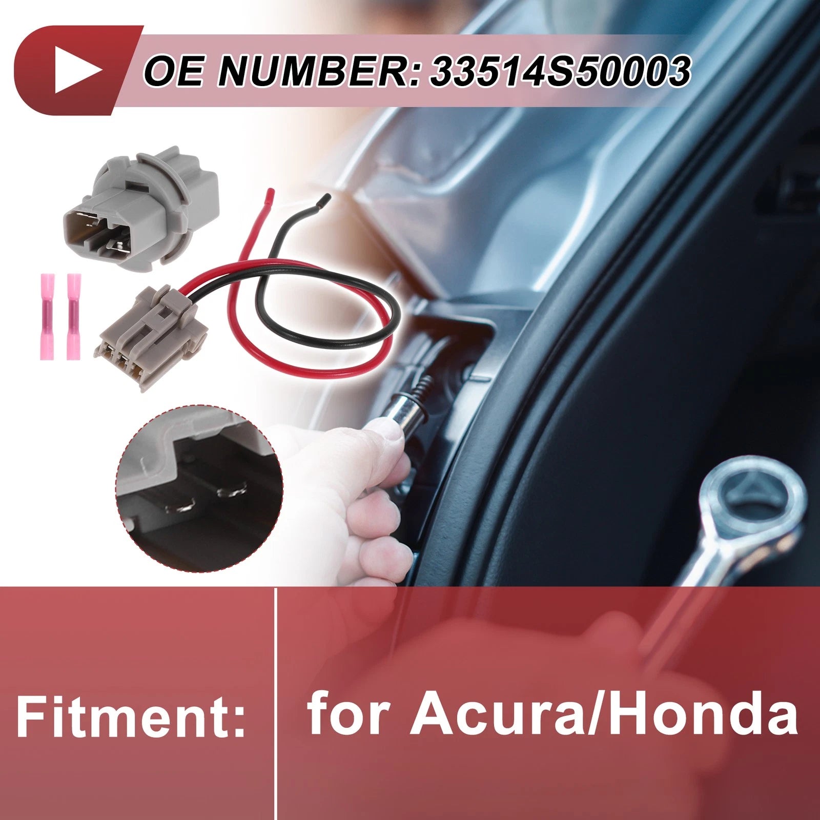 Turn Signal Light Socket Wiring Harness for Acura TL (2009–2014)