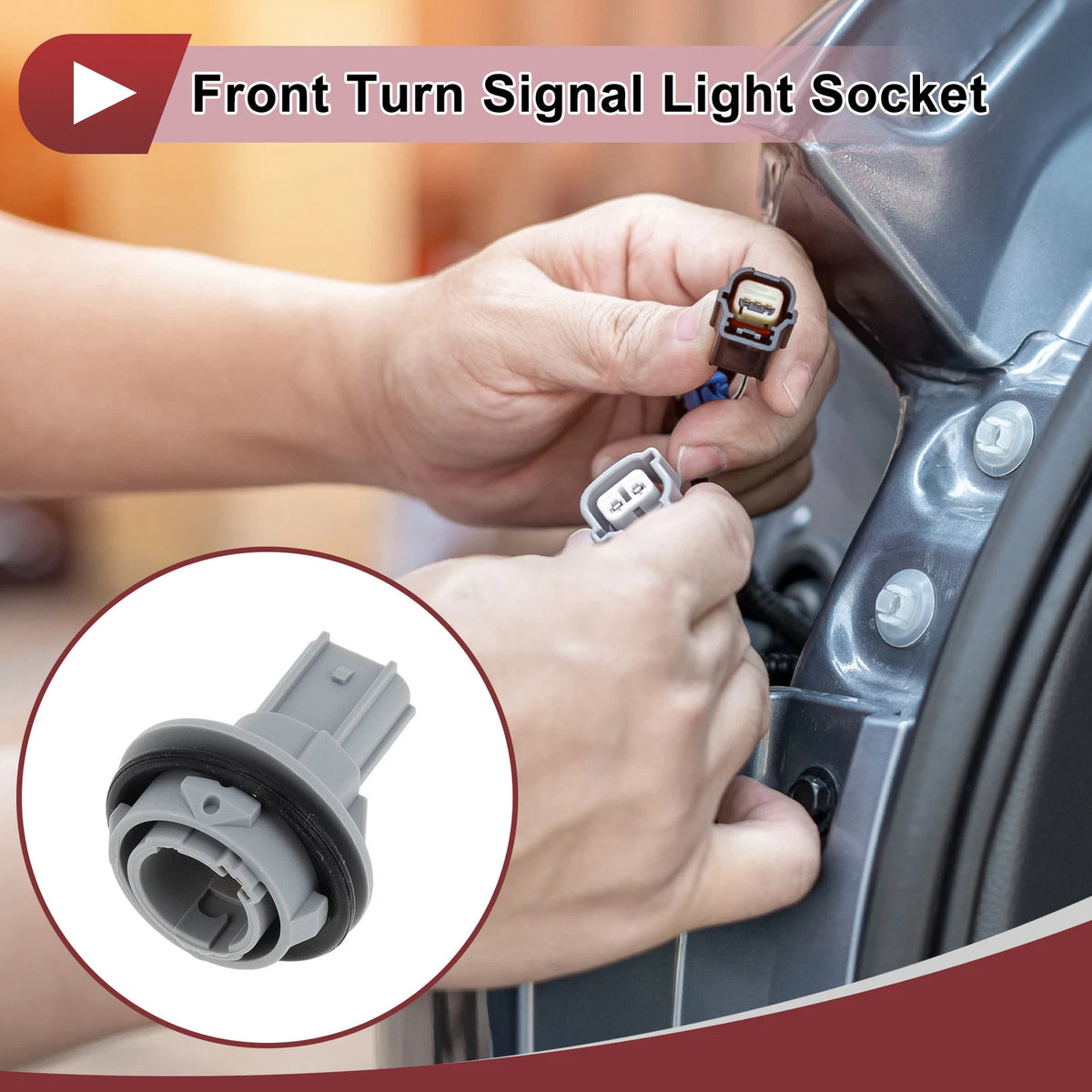 Front Turn Signal Light Socket for Honda Accord (2013–2015) No. 33302T2AA01