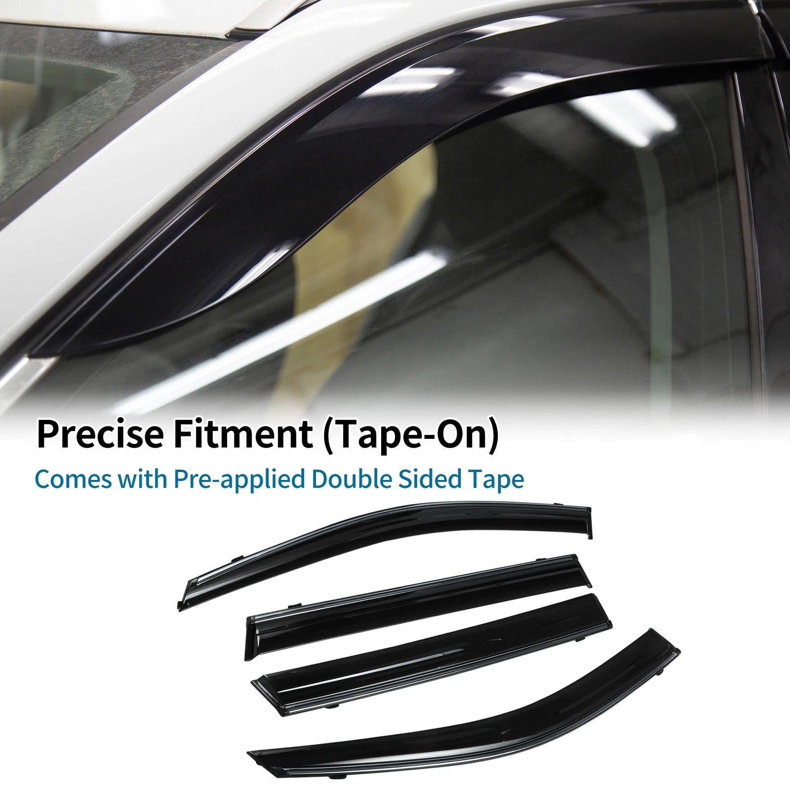 Window Deflectors Side Window Vent Visors Replacement for Subaru Outback (2010–2014)