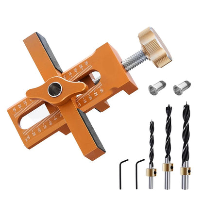 Cabinet Door Installation Tool for Most Cabinet Doors with 3 Drill