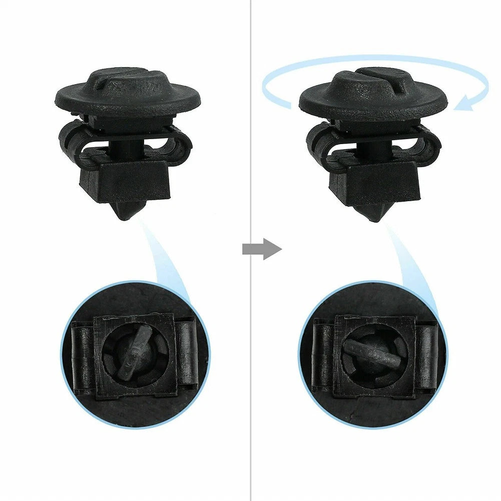 20Pcs Engine Under Cover Fixing Clip Screw for Universal Applications