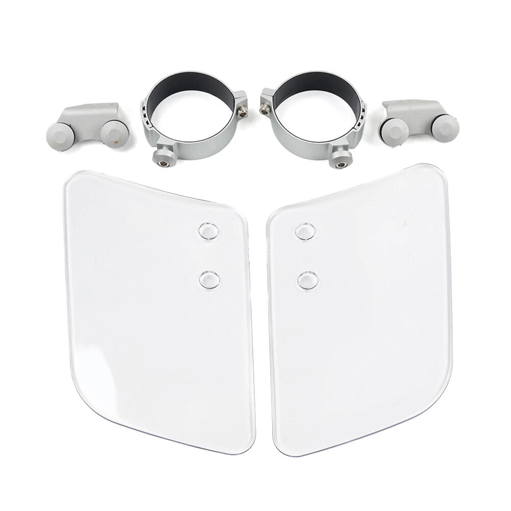 Clear Motorcycle Front Wind Fork Air Deflector for Honda Kawasaki Yamaha