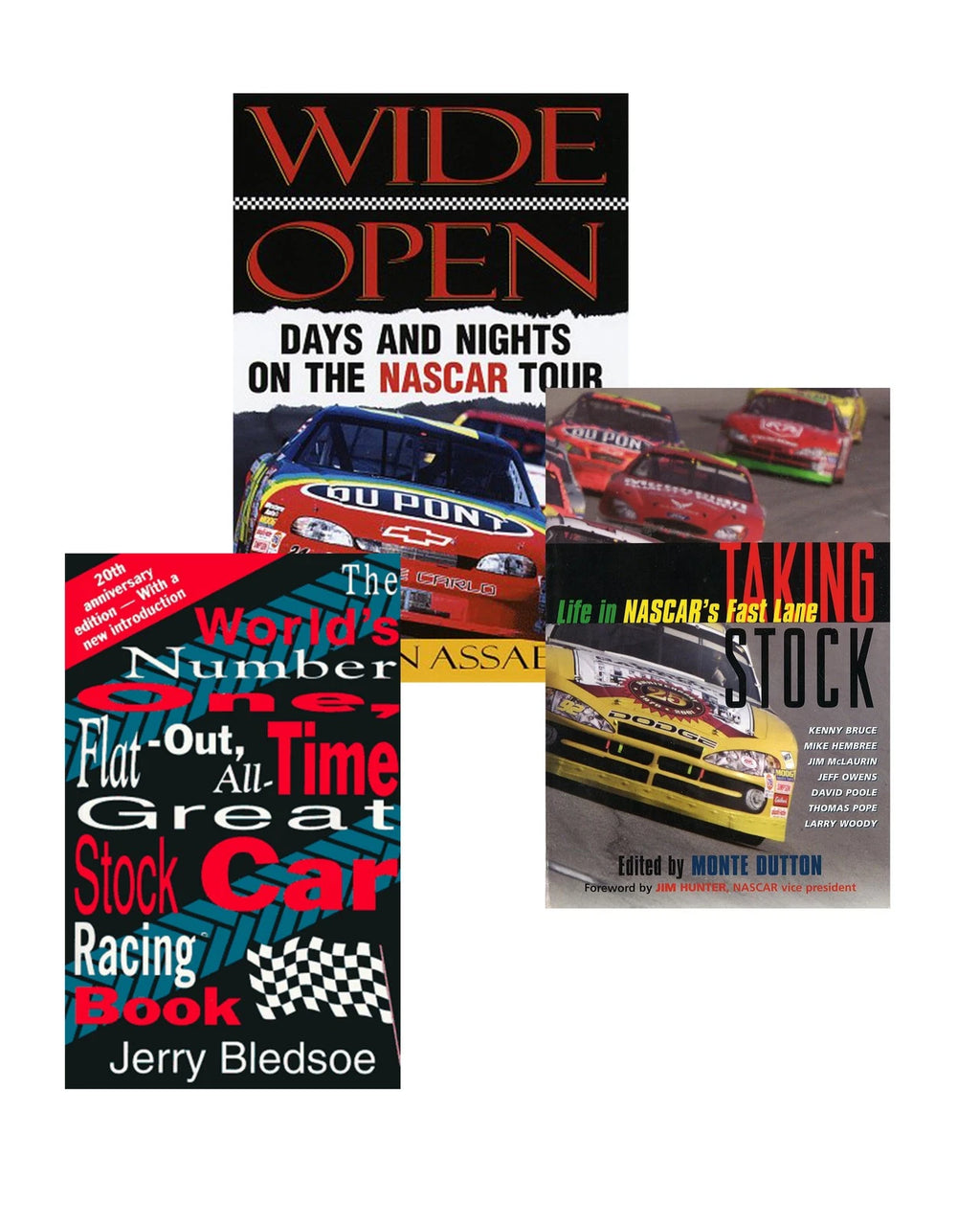 3 Book Set for NASCAR Enthusiast